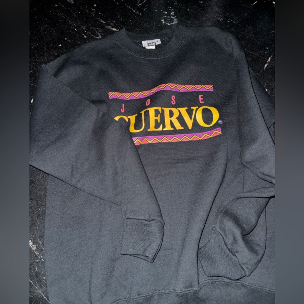 Vintage 90S Lee Crewneck Sweatshirt Jose Cuervo Made In The US Size XL